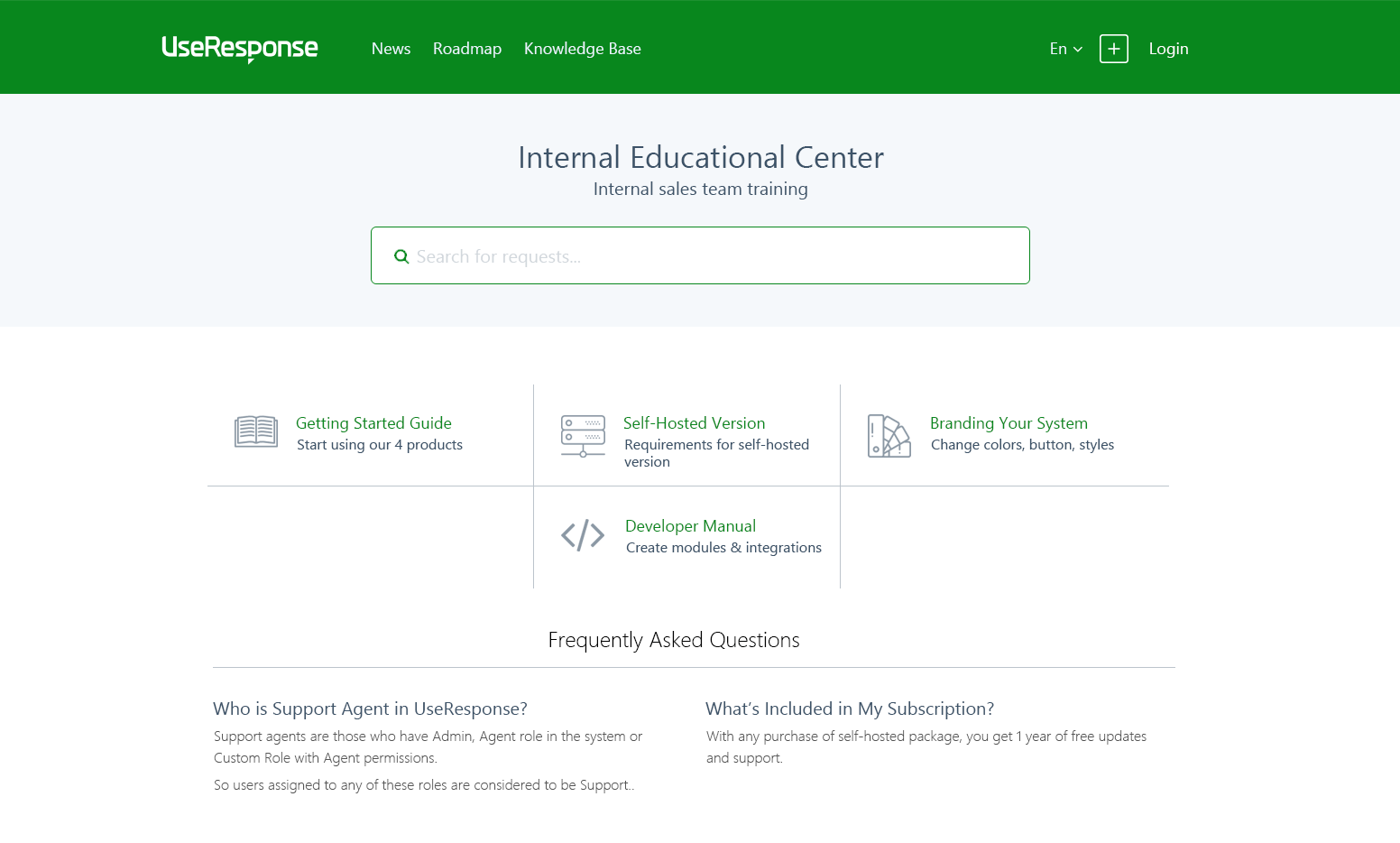 Knowledge Base Portal
